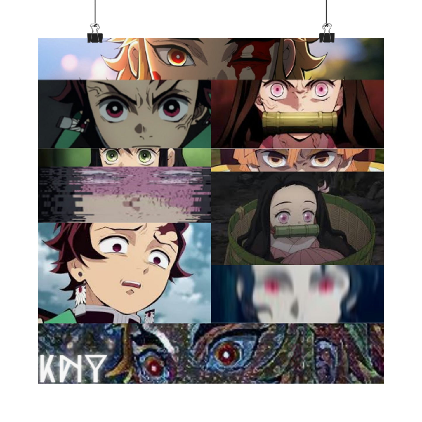 "Kimetsu no Yaiba" Inspired Poster