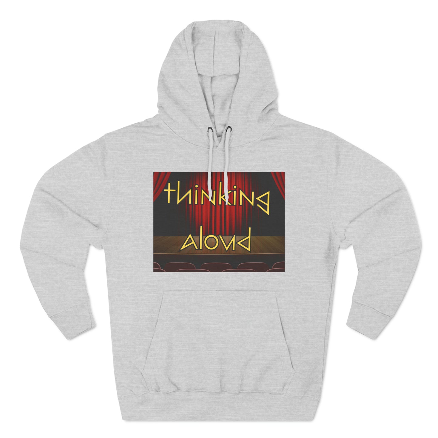 Three-Panel Fleece Hoodie