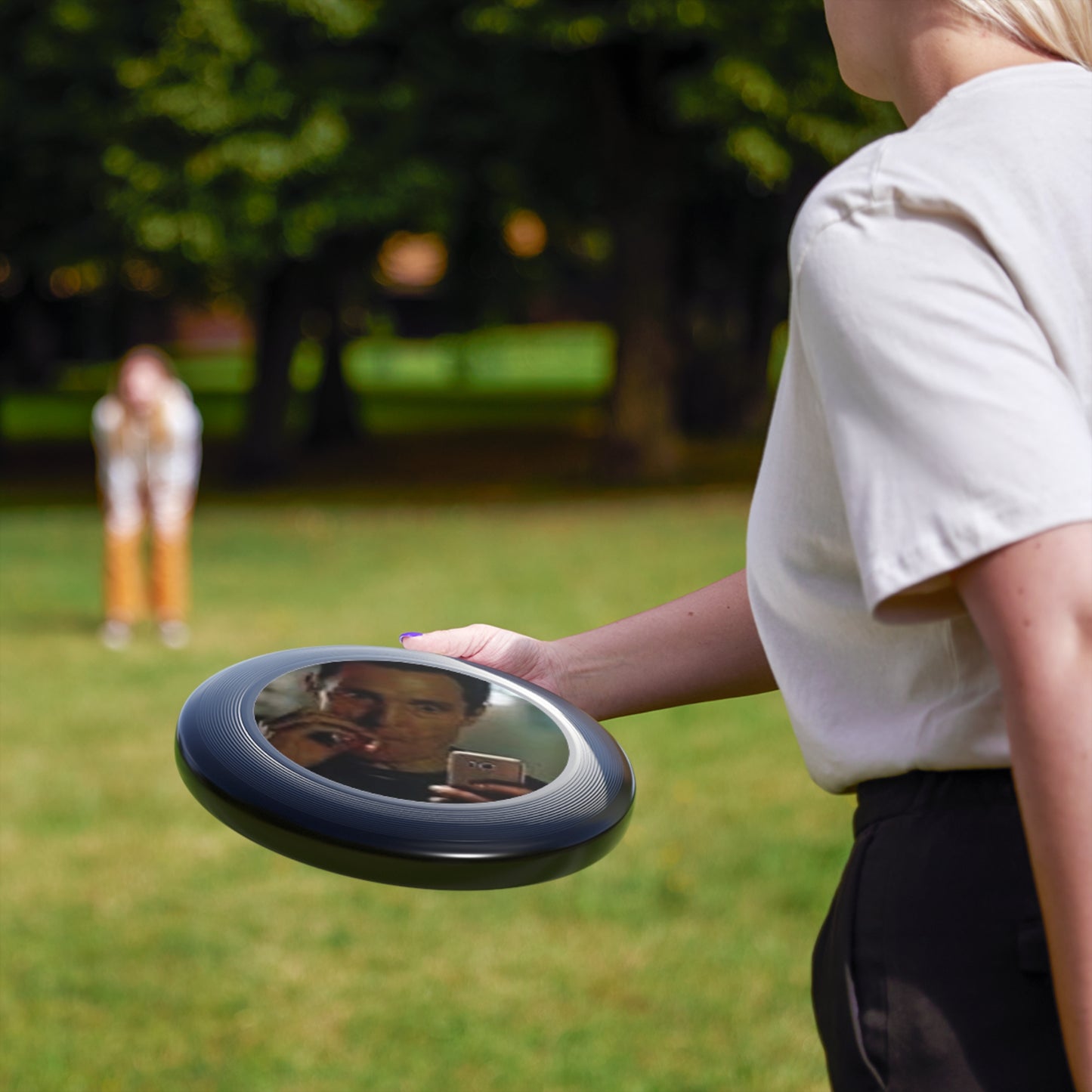 A Wham-O Frisbee!