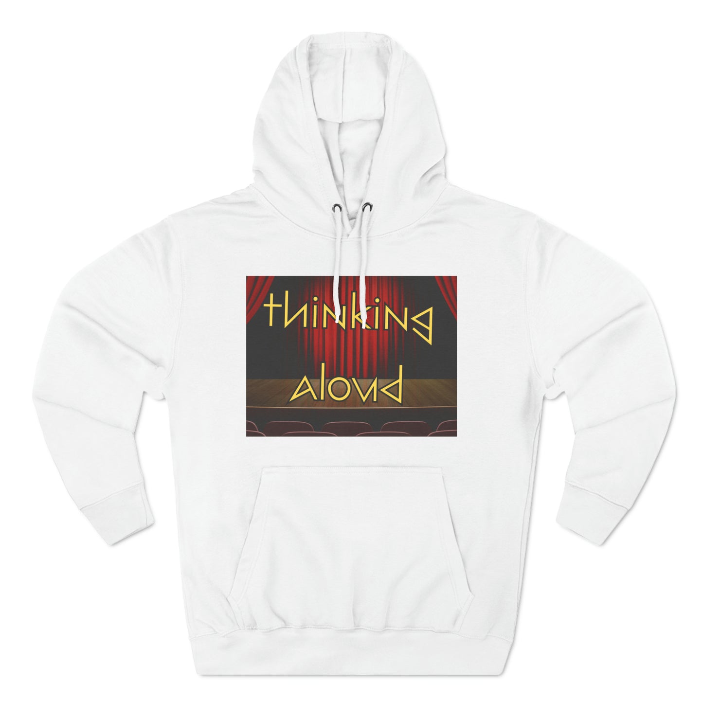 Three-Panel Fleece Hoodie