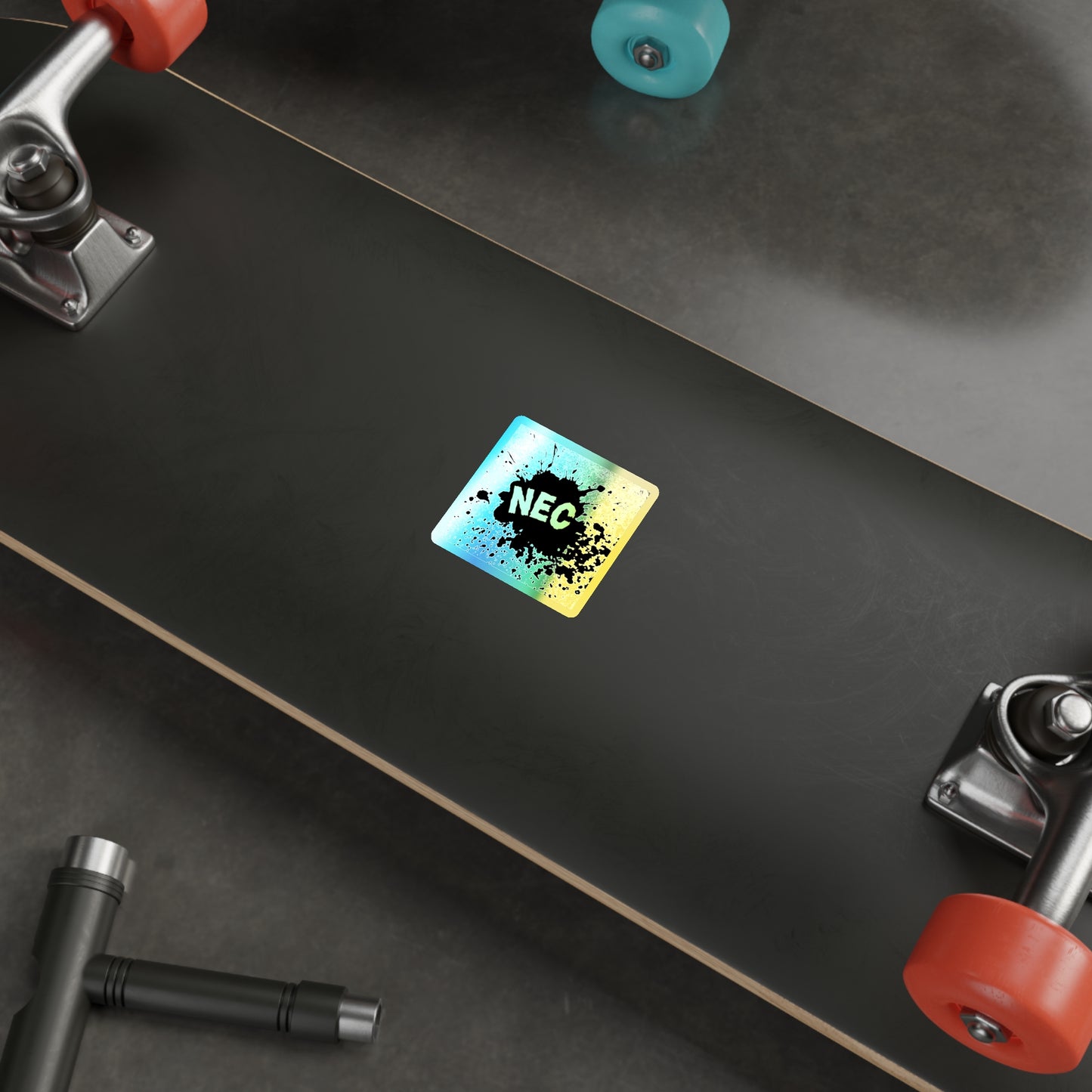 NEC Holographic Die-cut Stickers