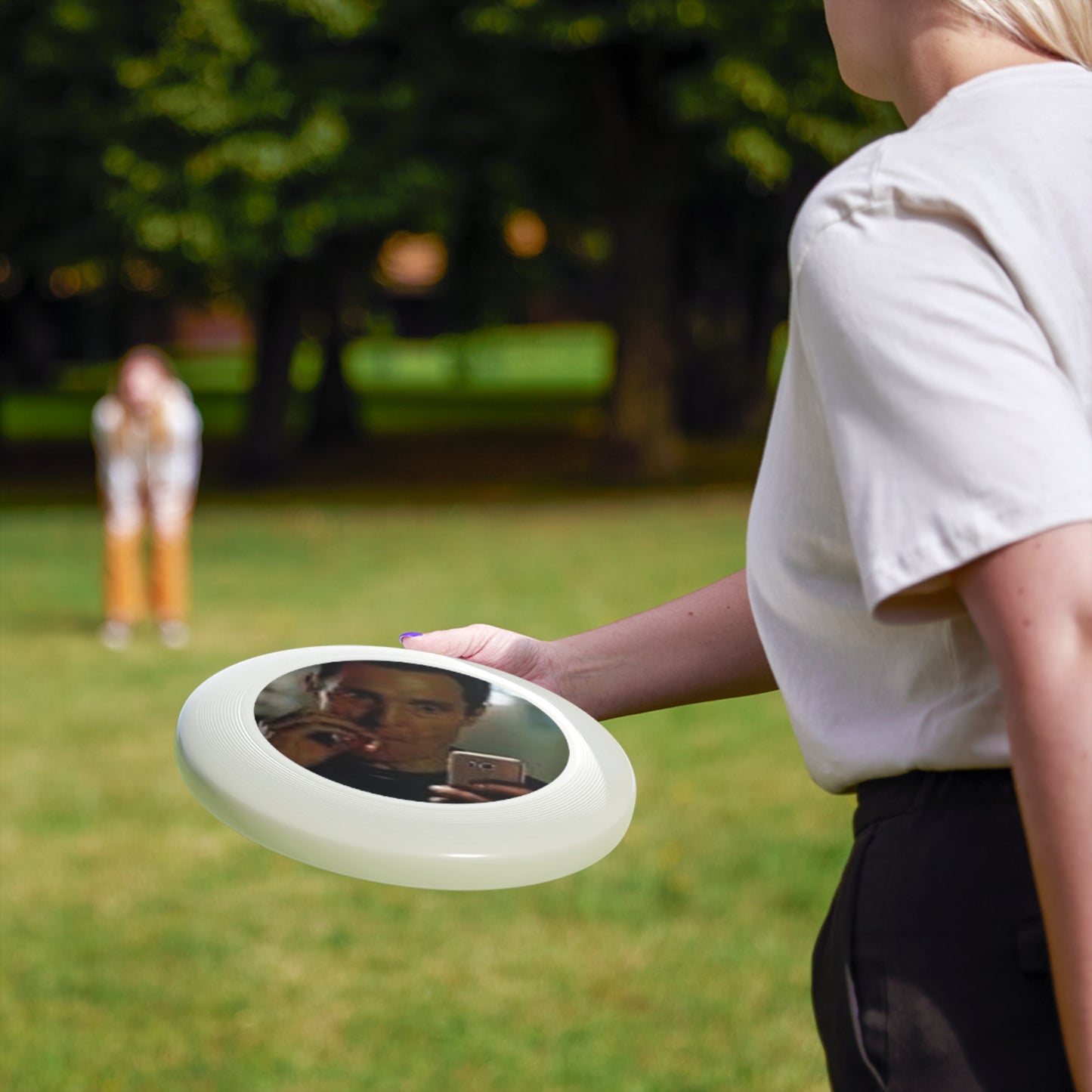 A Wham-O Frisbee!