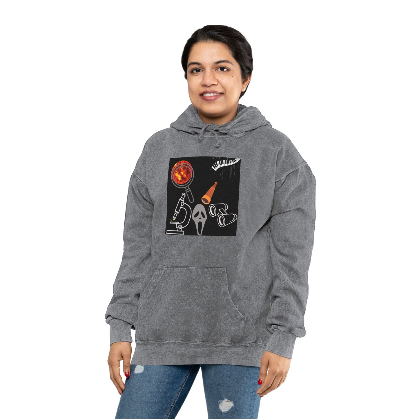 Unisex Mineral Wash Hoodie