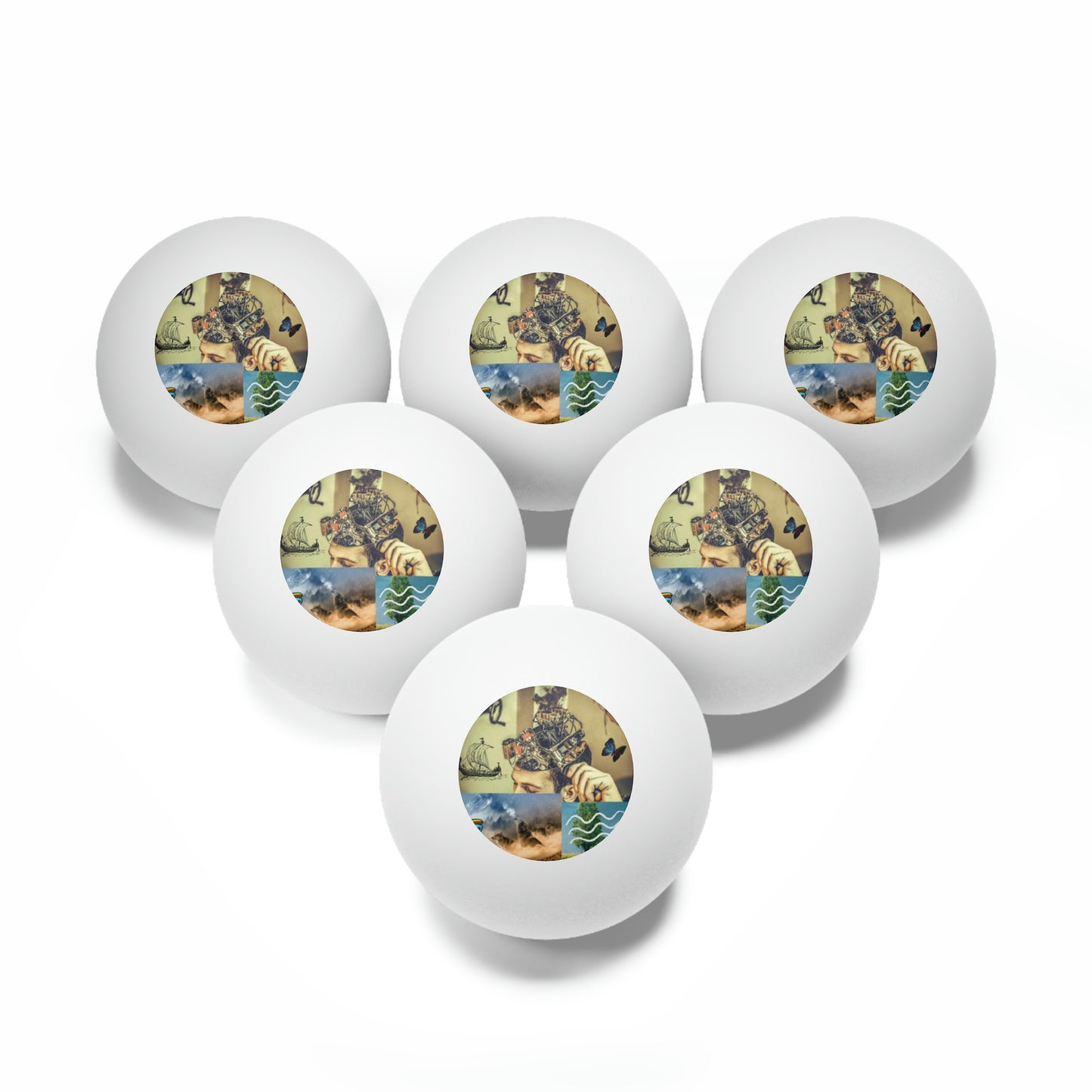 ET Ping Pong Balls (6 Balls)