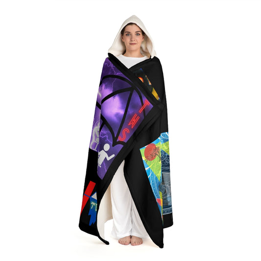 TWS Hooded Sherpa Fleece Blanket